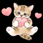 ふんわり可愛い☆猫たちのスタンプ