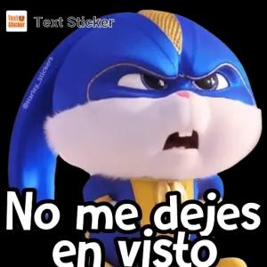 No me dejes en visto - getsticker.com