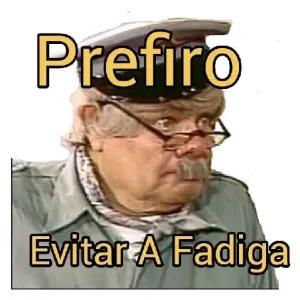 Prefiro Evitar A Fadiga - getsticker.com