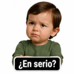 ¿En serio? - getsticker.com