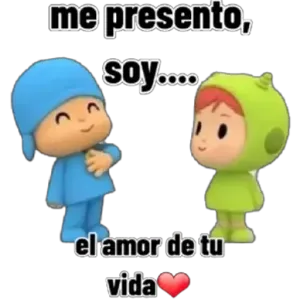 me presento, soy.... el amor de tu vida ❤️ - getsticker.com