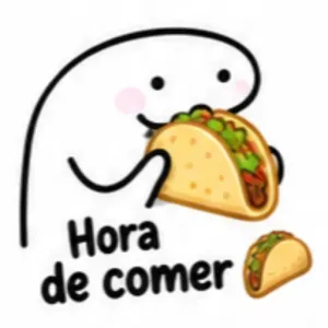 Hora de comer - getsticker.com