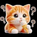 毎日送りやすい茶トラのスタンプ♡