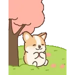 飛び出す！コギたんの春のお返事スタンプ