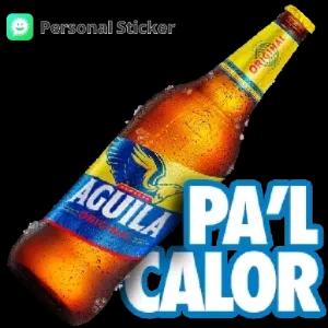 AGUILA, PA'L CALOR, ORIGINAL - getsticker.com