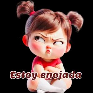 Estoy enojada - getsticker.com