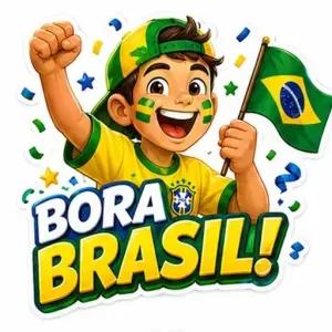 BORA BRASIL! - getsticker.com