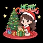 波浪長髮女孩-溫暖過冬天(聖誕春節)
