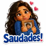 Adesivos de menina