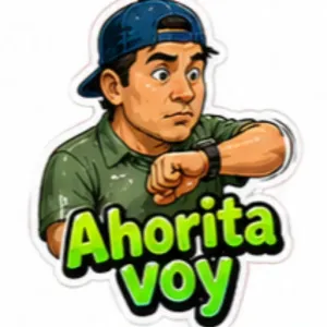 Ahorita voy - getsticker.com