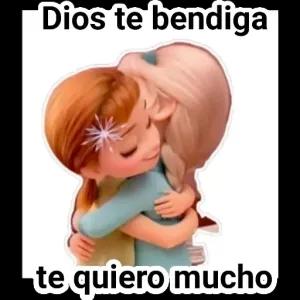 Dios te bendiga te quiero mucho - getsticker.com