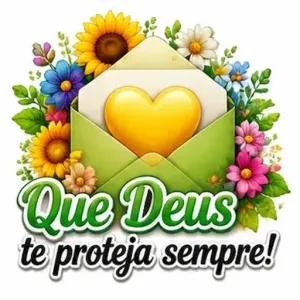 Que Deus te proteja sempre! - getsticker.com