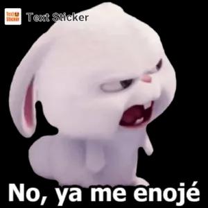 No, ya me enojé - getsticker.com