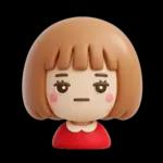 シンプルでかわいい❤️女の子スタンプ