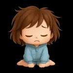 ヘアバンドボブの可愛い女の子。