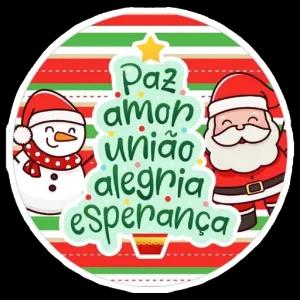 Paz amor união alegria esperança - getsticker.com
