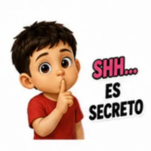 SHH... ES SECRETO - getsticker.com