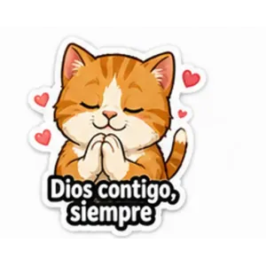 Dios contigo, siempre - getsticker.com