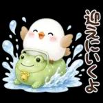 梅雨と夏のやさしい気遣い言葉♡シマエナガ
