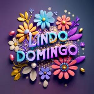 LINDO DOMINGO Momentos de Inspiração - getsticker.com