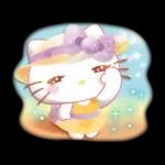 ハローキティ　水彩画タッチ（初夏）