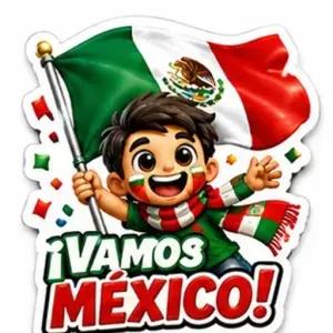 ¡VAMOS MÉXICO! - getsticker.com
