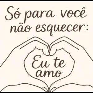 Só para você não esquecer: Eu te amo - getsticker.com