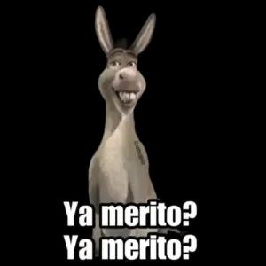 Ya merito? Ya merito? - getsticker.com