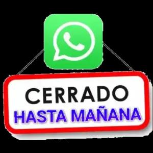 CERRADO HASTA MAÑANA - getsticker.com
