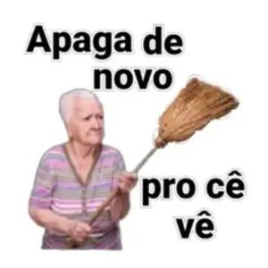 Apaga de novo pro cê vê - getsticker.com