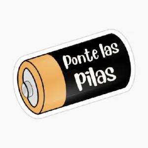 Ponte las pilas - getsticker.com