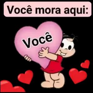 Você mora aqui: - getsticker.com