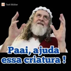 Paai, ajuda essa criatura ! - getsticker.com