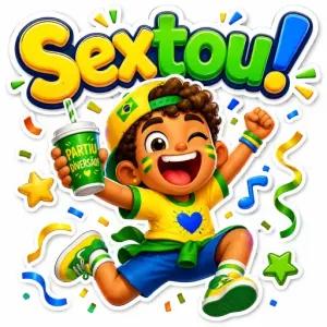 Sextou! PARTIU DIVERSÃO! - getsticker.com