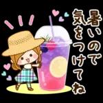 夏のさわやか♡癒しの日常スタンプ