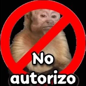 No autorizo - getsticker.com