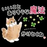 春の毎日☆猫たちのスタンプ（もふもふ）