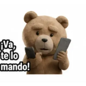¡Va, te lo mando! - getsticker.com