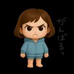 ヘアバンドボブの可愛い女の子。