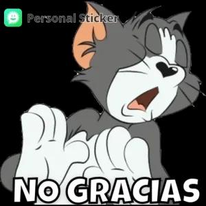 Personal Sticker NO GRACIAS - getsticker.com