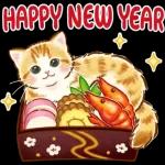 ちっちゃい猫のあけおめスタンプ(再販)