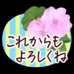 春✿明るい花で幸せ呼び込む✿やさしい声かけ