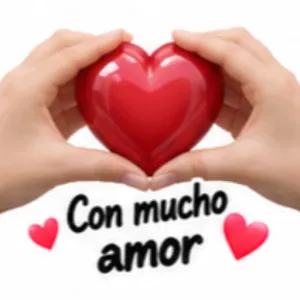 Con mucho amor - getsticker.com