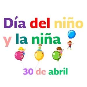 Día del niño y la niña 30 de abril - getsticker.com