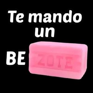 Te mando un BE ZOTE - getsticker.com