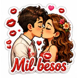 Mil besos - getsticker.com