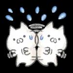 ねこぺん日和 クレヨンタッチスタンプ