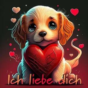 Ich liebe dich - getsticker.com