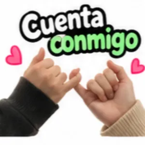 Cuenta conmigo - getsticker.com