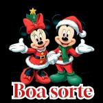 Mickey e Minnie de Natal